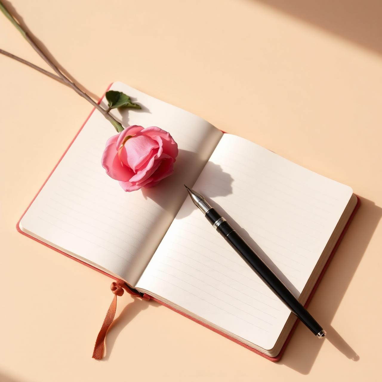 Notebook and pen